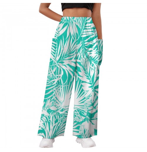 Customized On Demand Oversized Tropical Pattern Hawaiian Beach Woman Pants Polynesian Tribal Design Women's Pants & Trousers Customized On Demand Oversized Tropical Pattern Hawaiian Beach Woman Pants Polynesian Tribal Design Women's Pants & Trousers